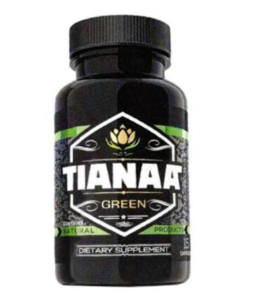 A front view of the Tianna Tianeptine Capsules - Green Kratom Alternative